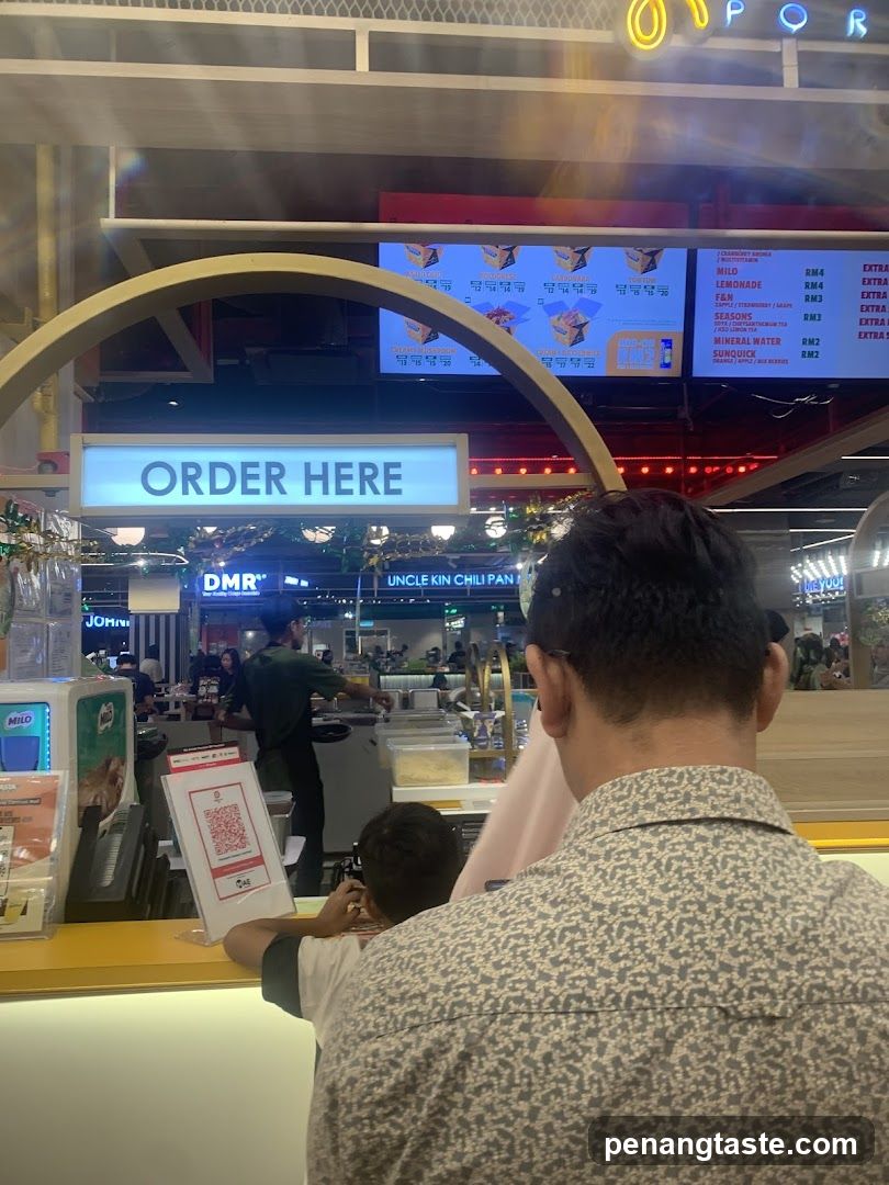 Food Court Counter Scene