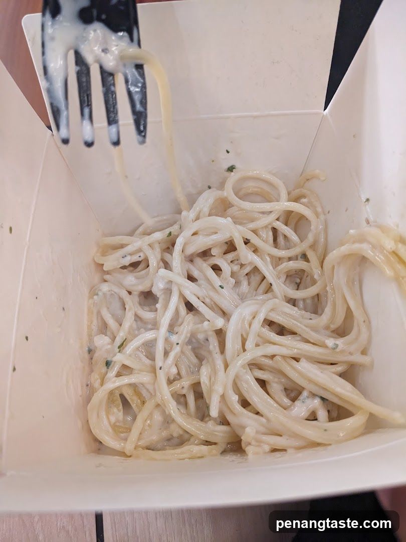 Pasta in Takeout Box