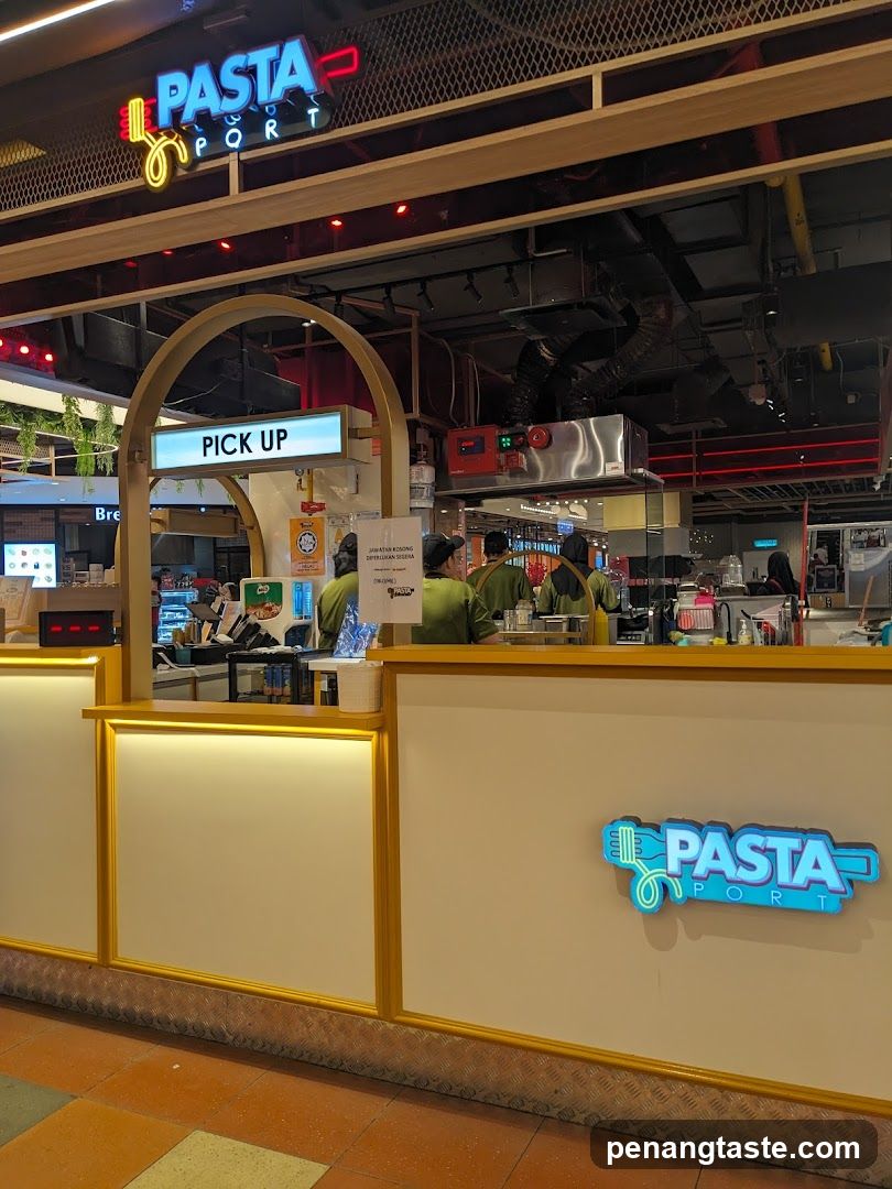 Pasta Port Counter Interior View