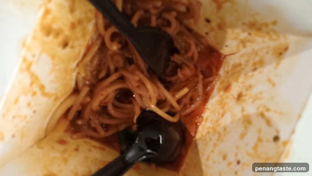 Spicy Noodles in Takeout Container