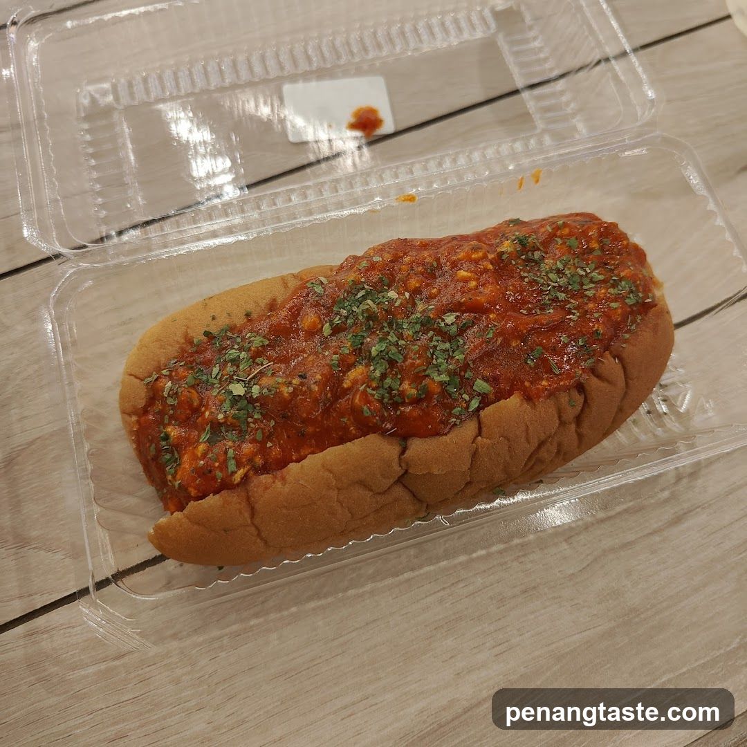 Sausage Sandwich in Plastic Container