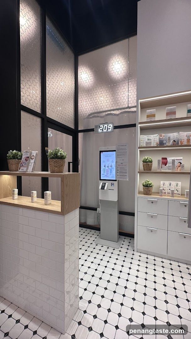 Interior of a modern retail space