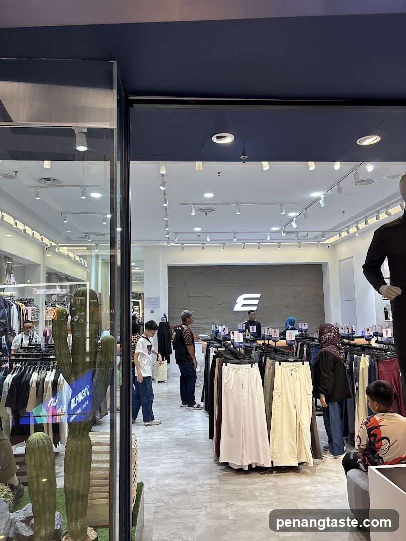 Clothing Store Interior View