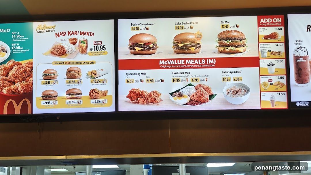 McDonald's Menu Board