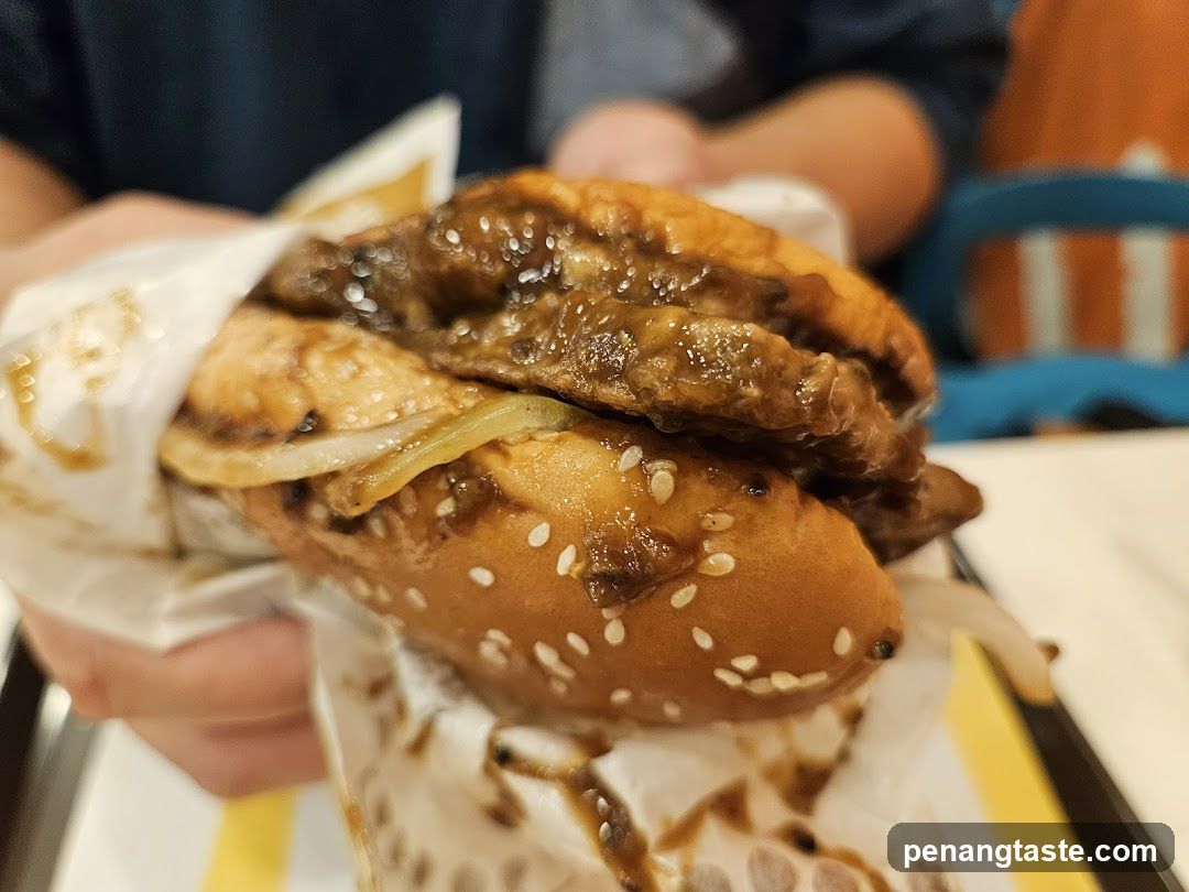 Burger with Sesame Bun