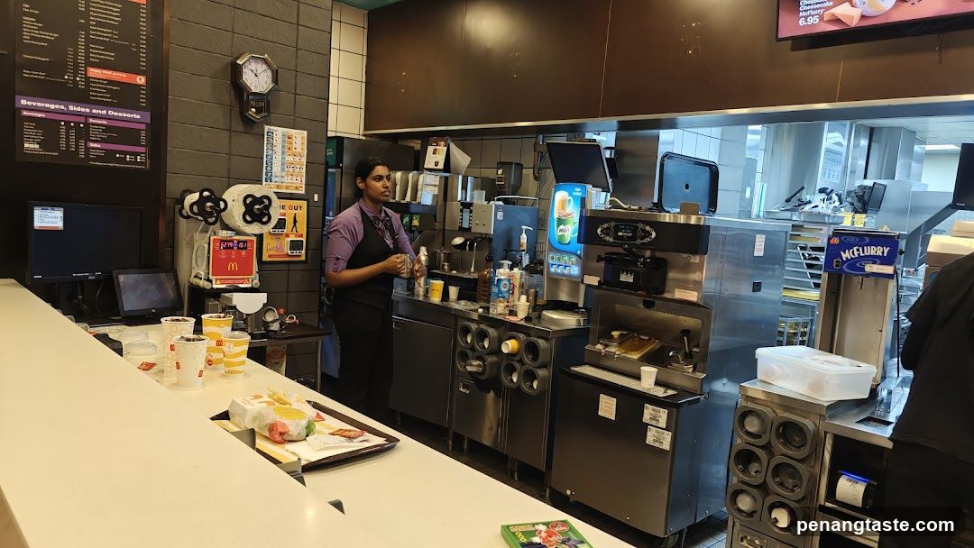 McDonald's Interior Counter View