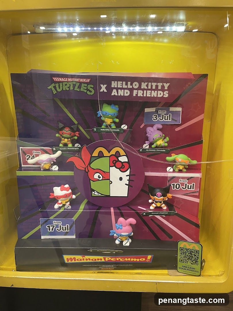 Teenage Mutant Ninja Turtles x Hello Kitty and Friends Display