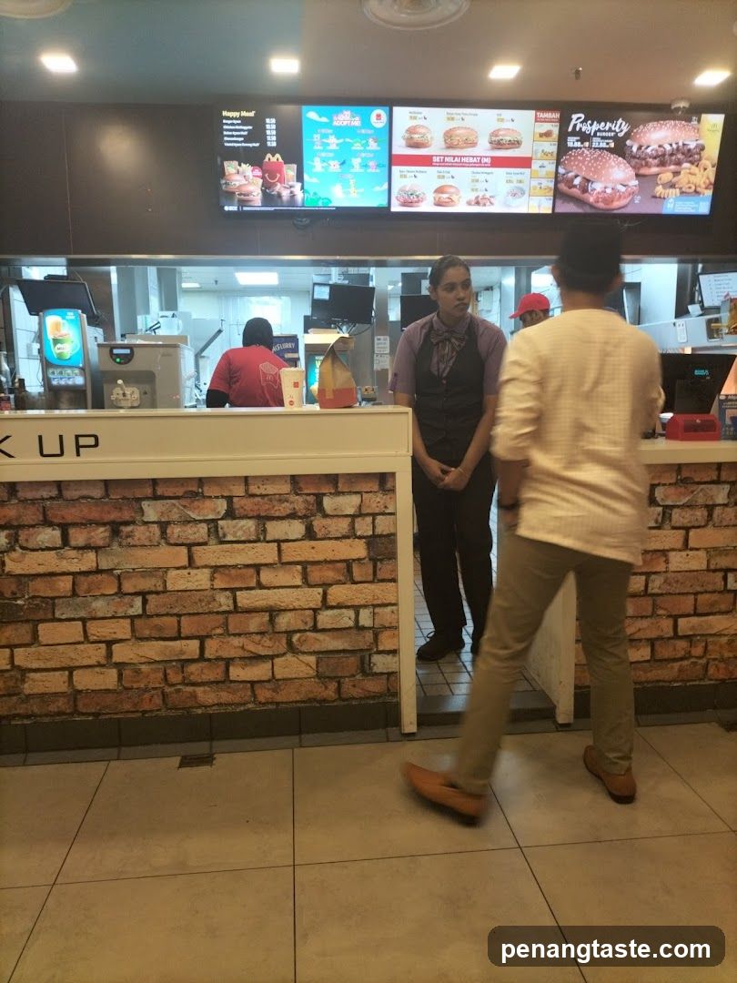 Fast Food Counter Interior