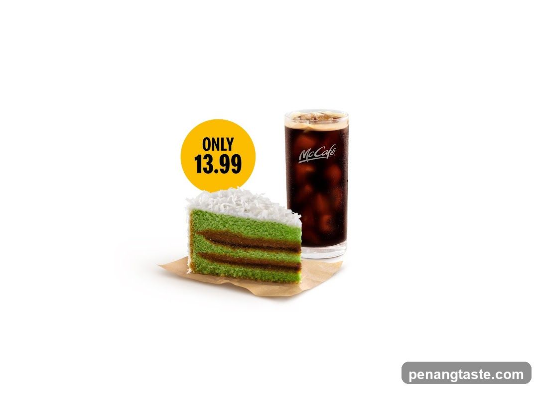 McCafé Cake and Drink Combo