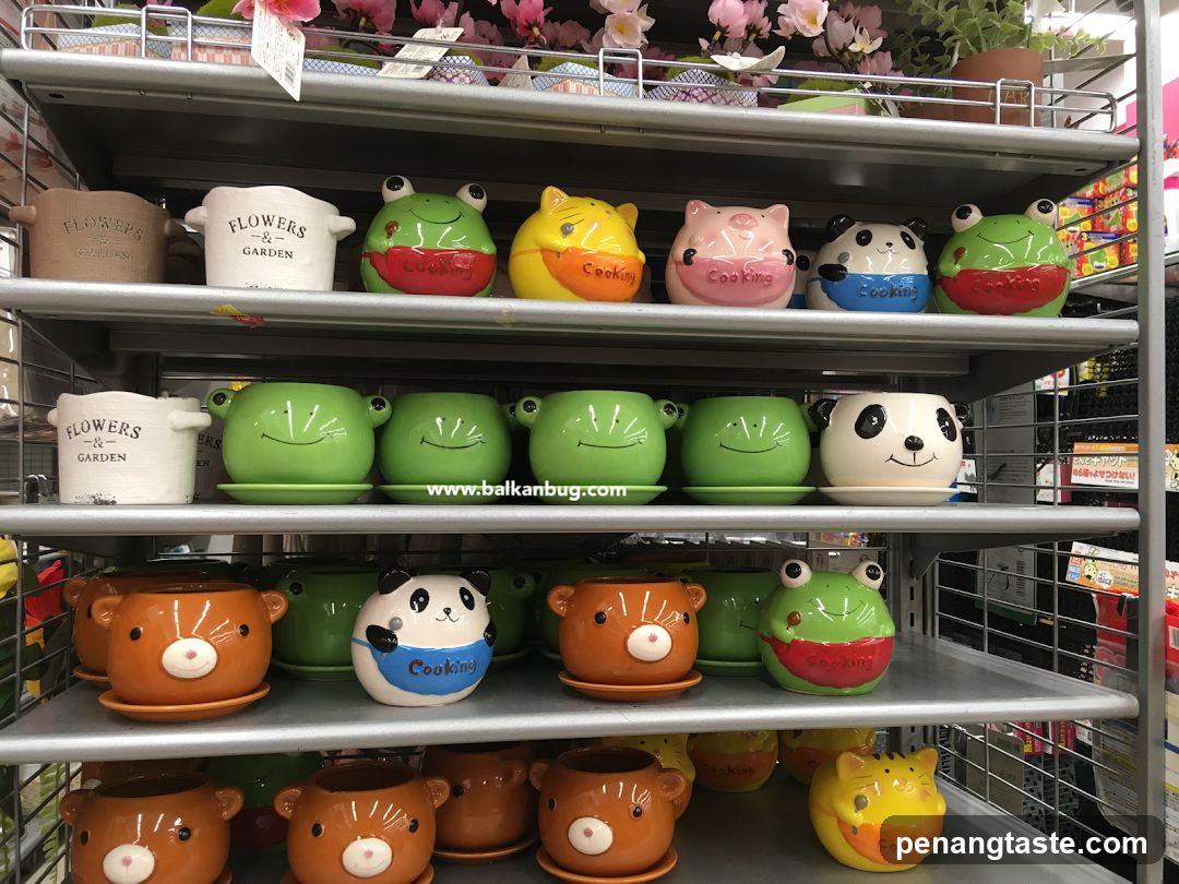 Cute Animal-Shaped Kitchen Jars Display