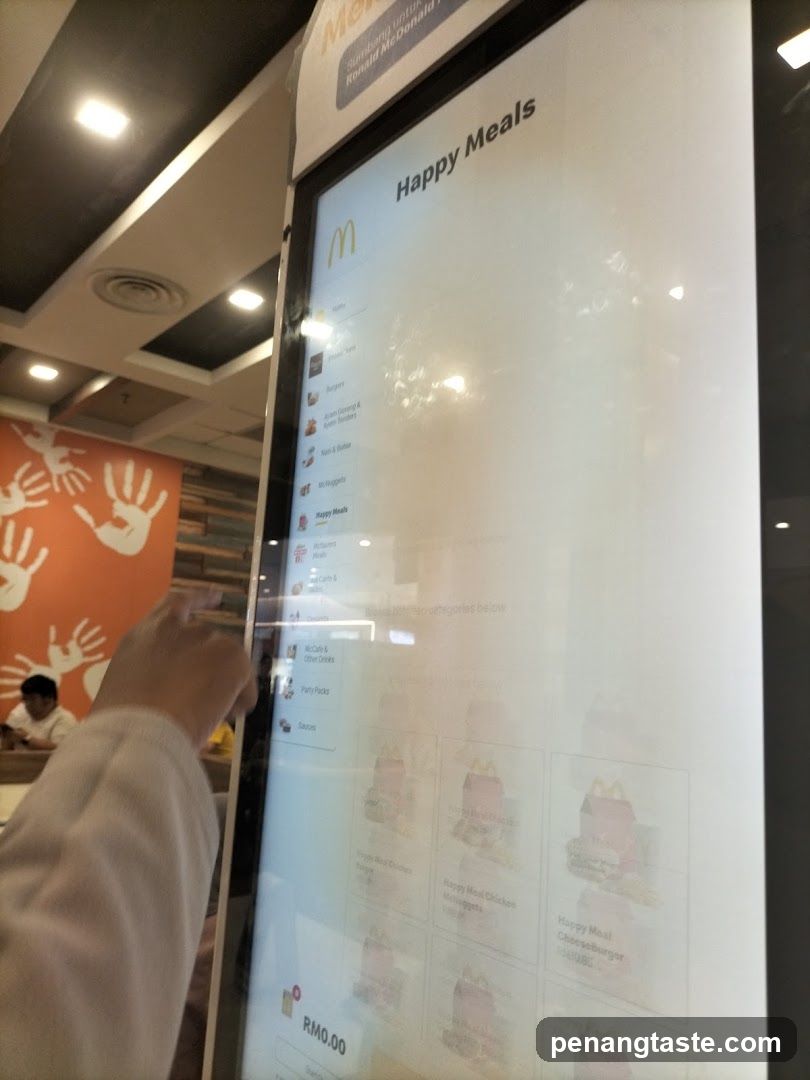 McDonald's Happy Meals Display