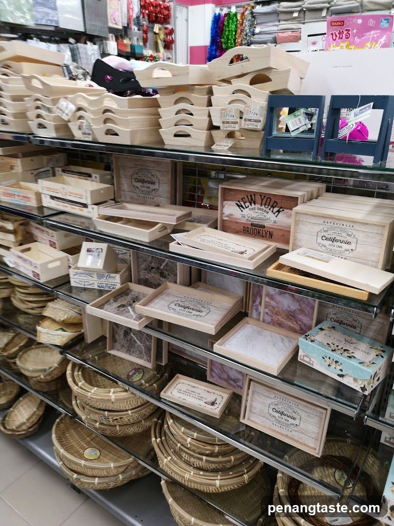 Wooden Storage Boxes and Baskets Display