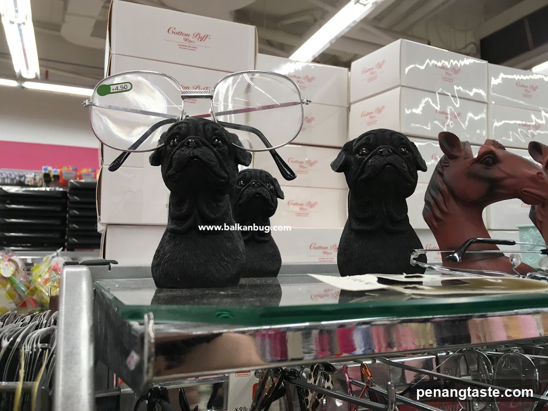 Pug Eye Rests in Store