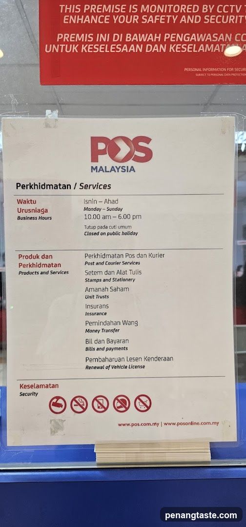 POS Malaysia Services Signage