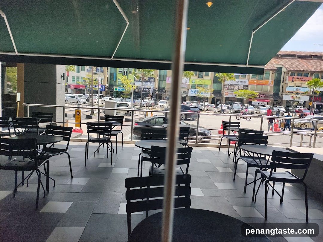 Outdoor Cafe Seating Area