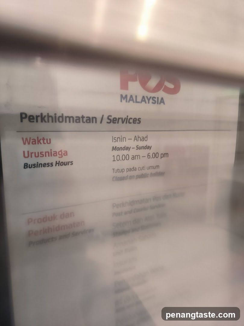 POS Malaysia Services Signage