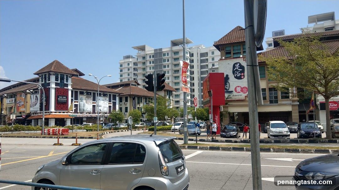 Street Scene with Shops and Buildings