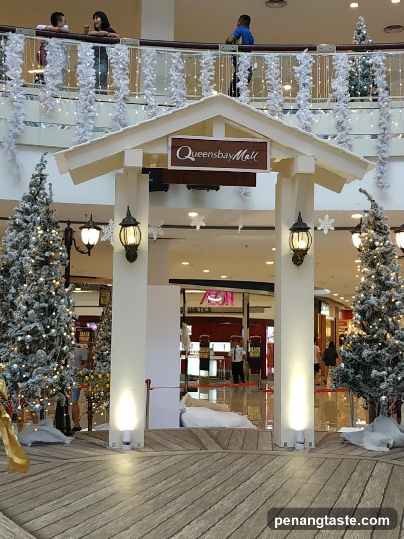 Queensbay Mall Entrance Decorations