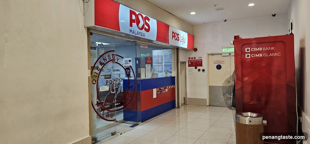 POS Malaysia and CIMB Bank Branch Entrance