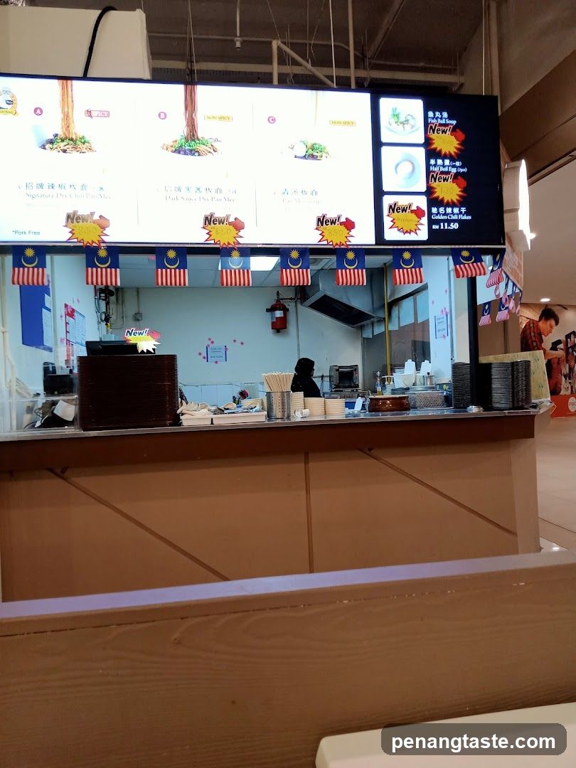 Food Stall Interior View