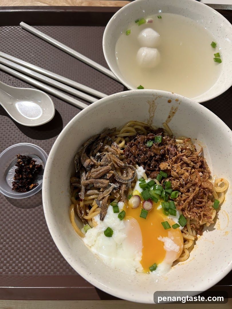 Noodle Bowl with Fish and Egg