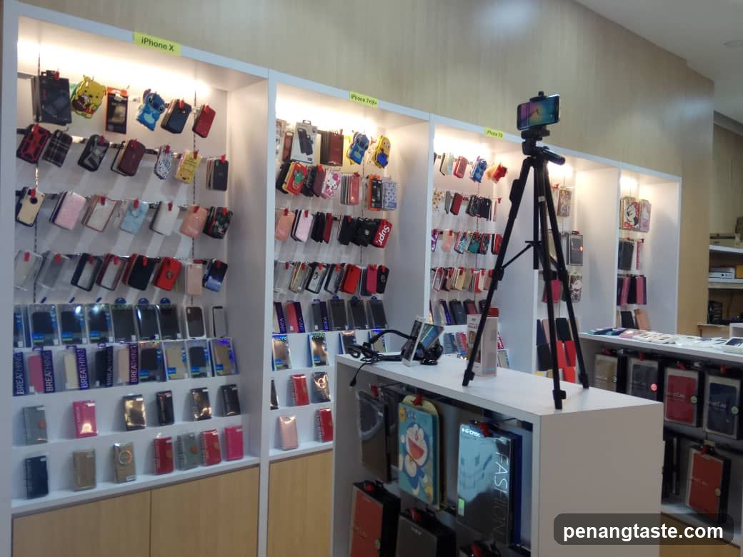Mobile Phone Accessories Store Interior