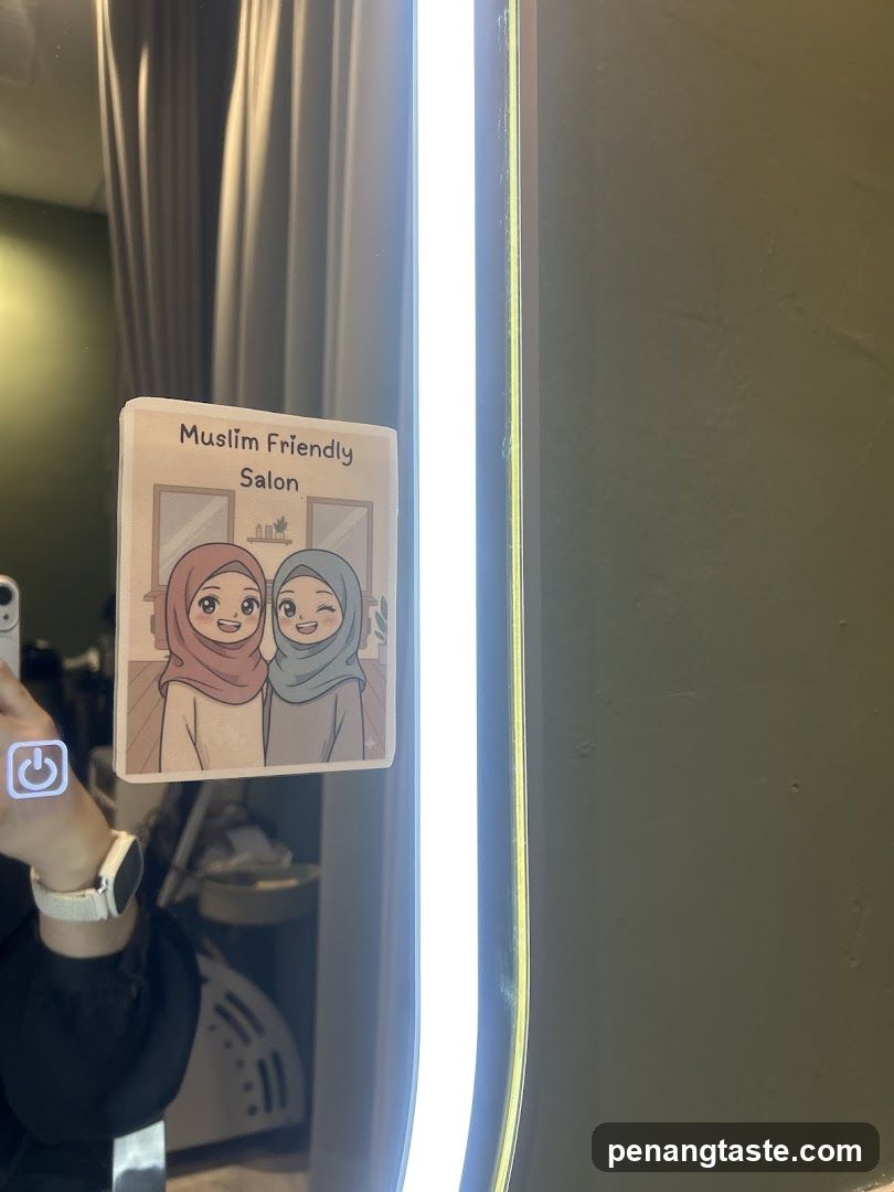 Muslim Friendly Salon Sign
