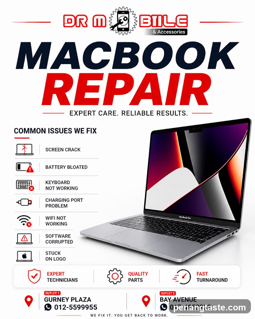 MacBook Repair Advertisement Flyer