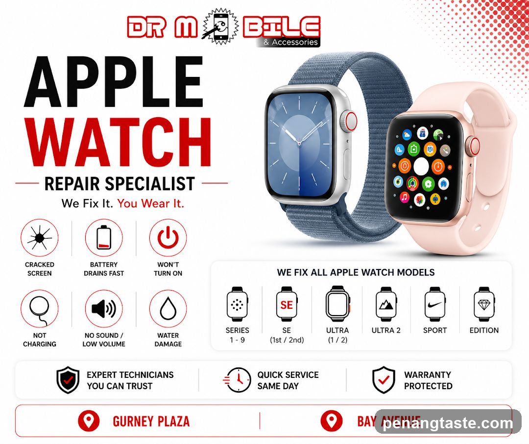 Apple Watch Repair Specialist Advertisement
