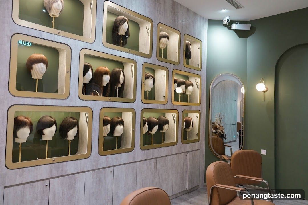 Hair Salon Interior Display Wall