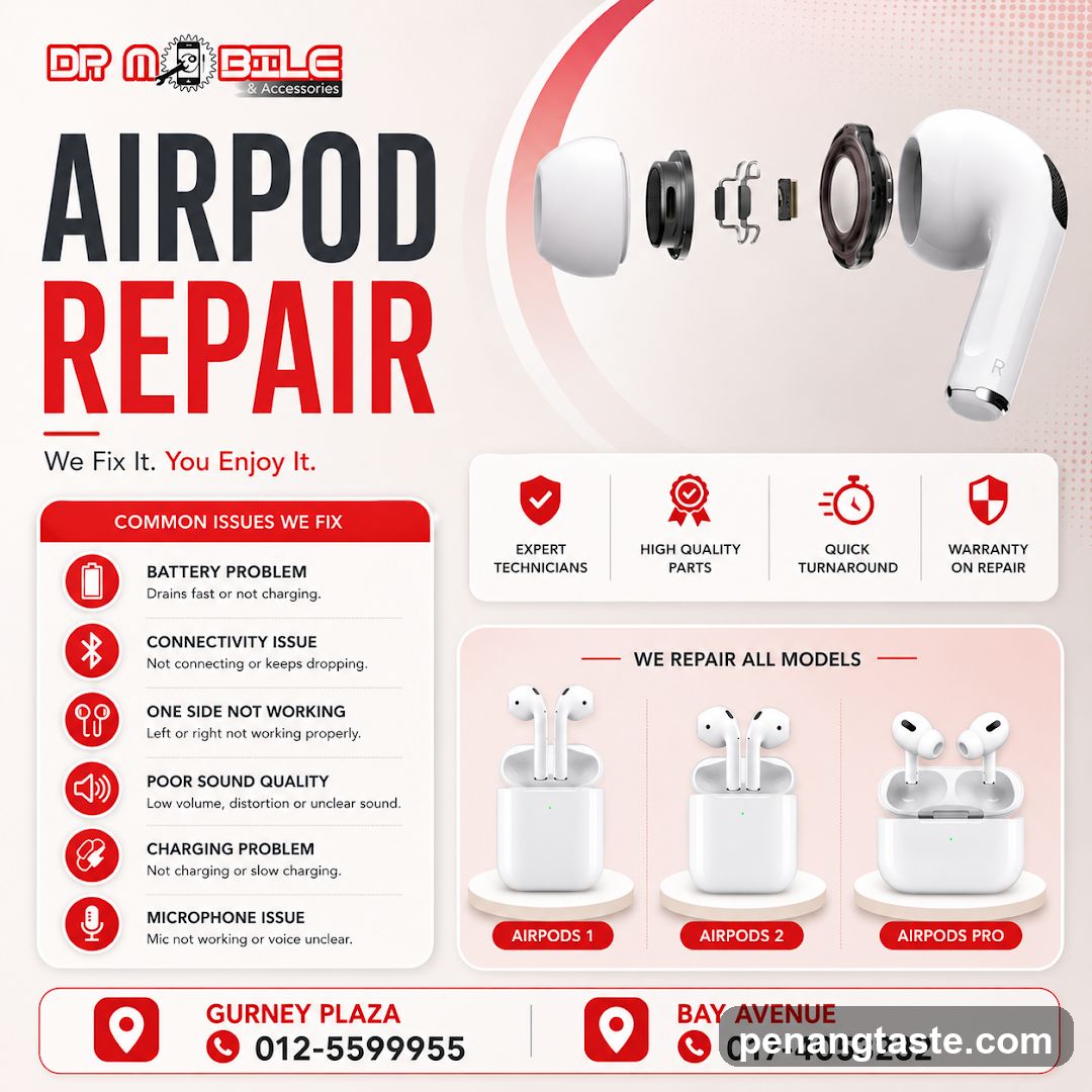 AirPod Repair Advertisement