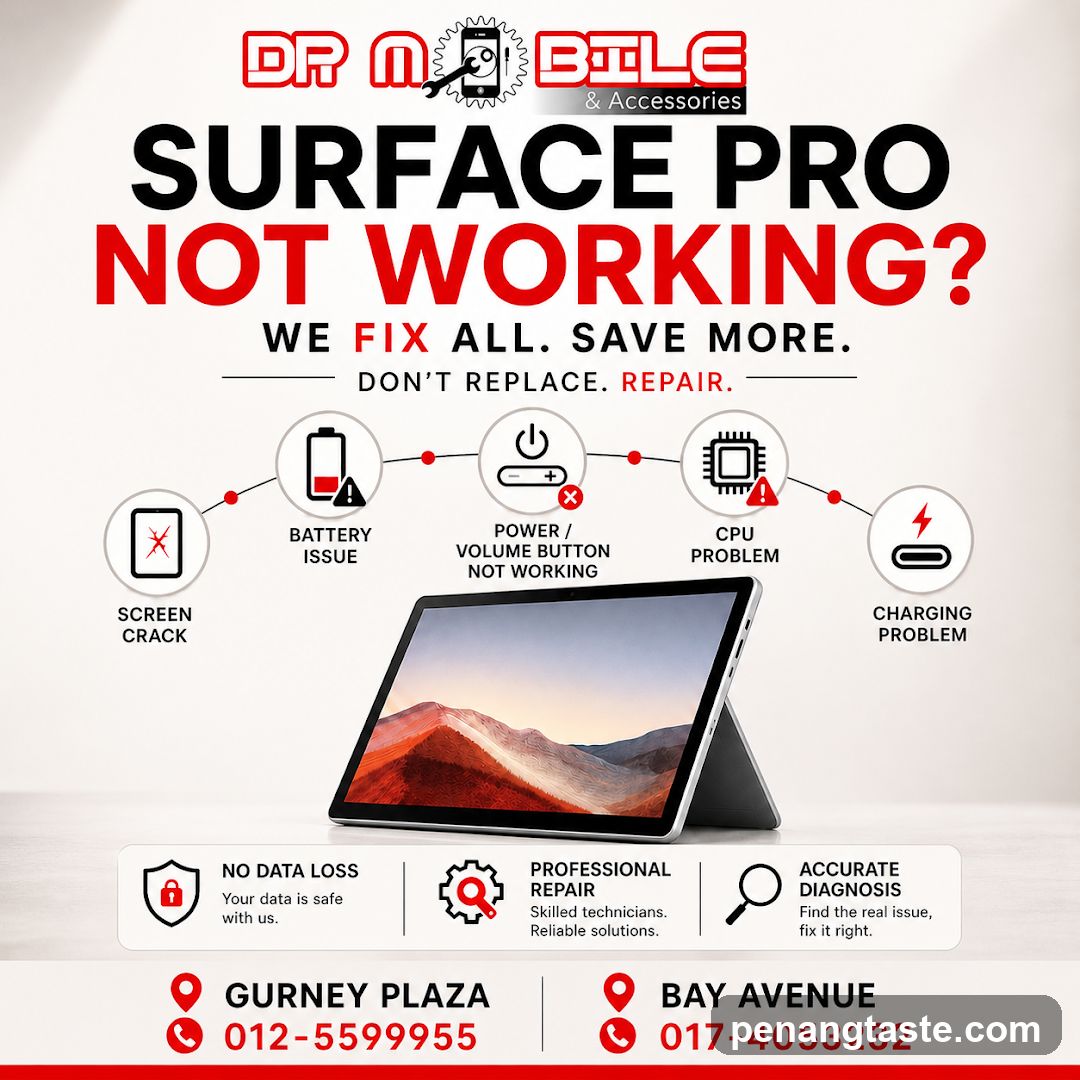 Surface Pro Repair Ad