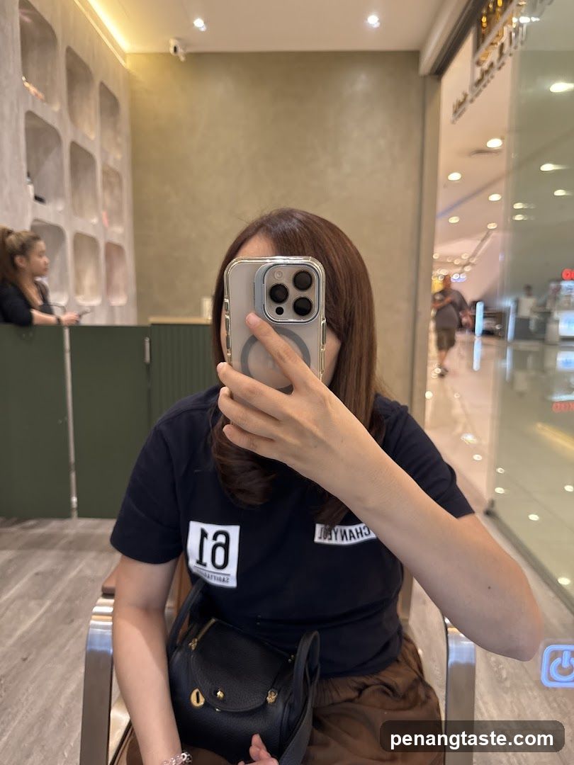 Selfie in a modern interior space