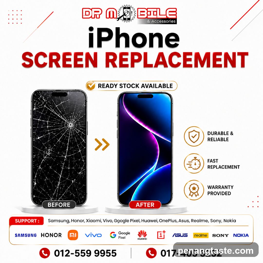 iPhone Screen Replacement Advertisement