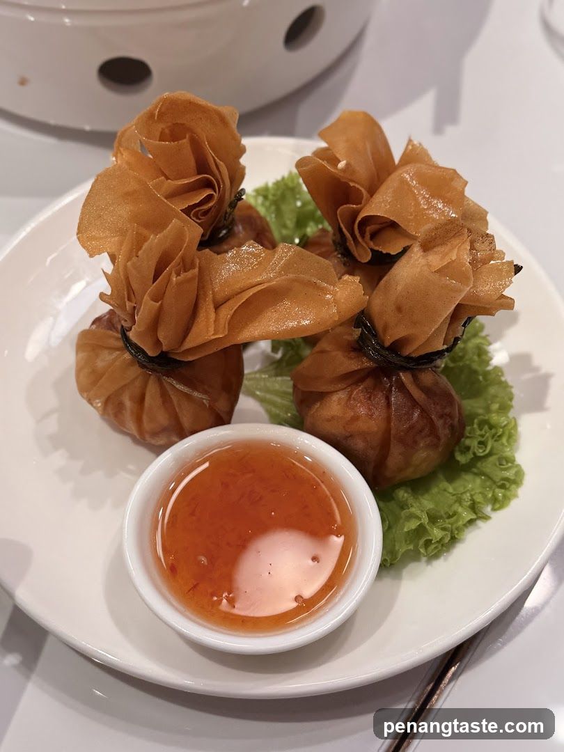Dumplings with dipping sauce