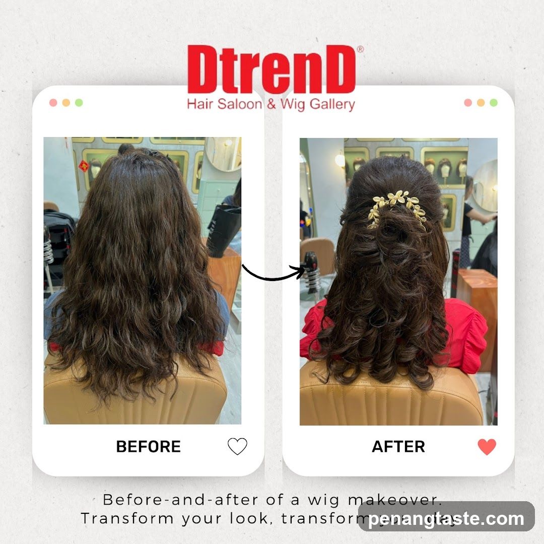 DtrenD Hair Salon & Wig Gallery Before and After