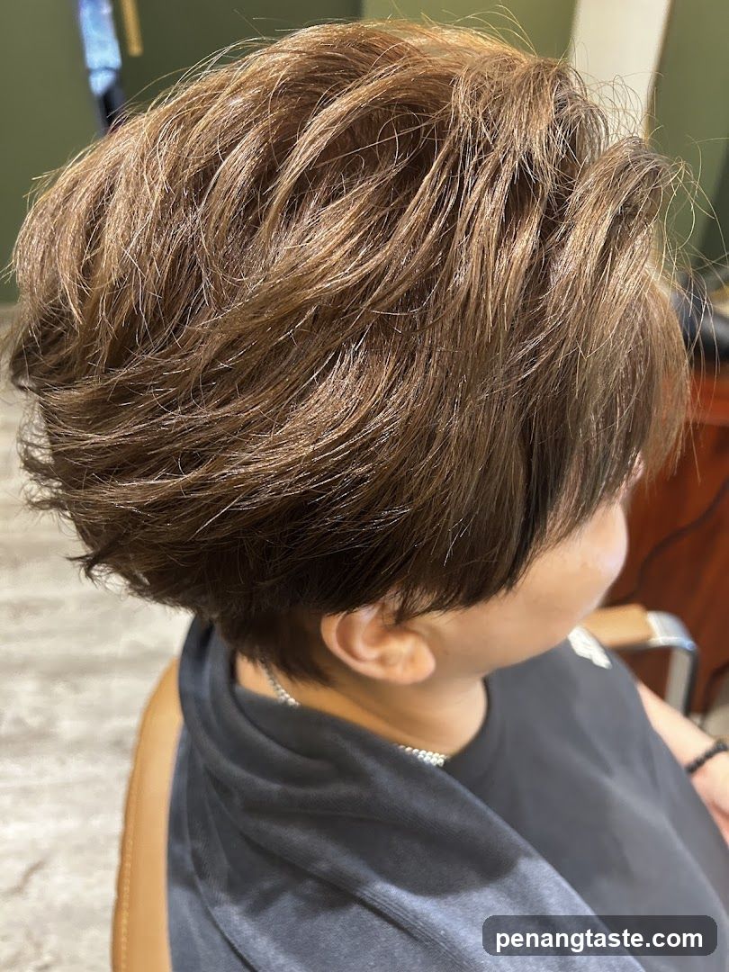 Short Haircut Side View
