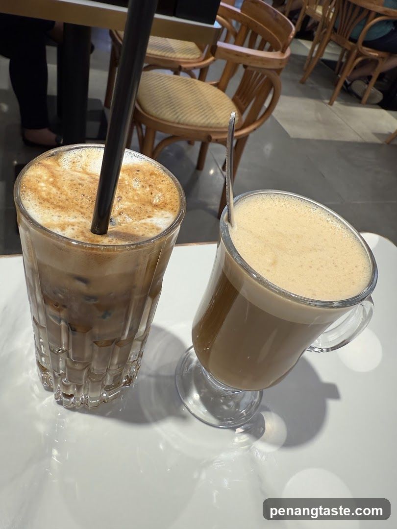 Coffee Drinks on Table