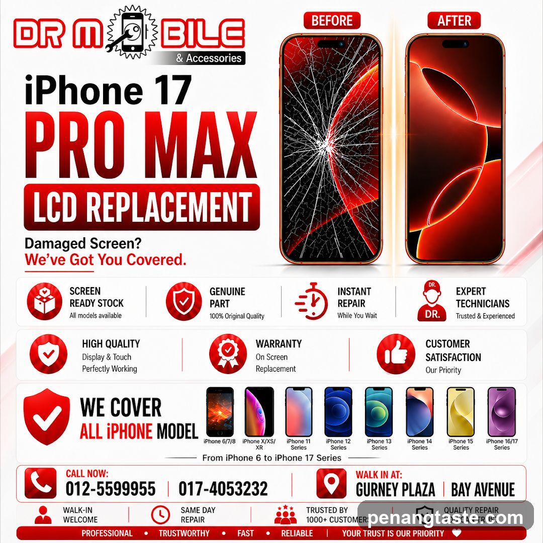 iPhone 17 Pro Max LCD Replacement Ad