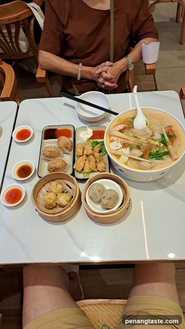 Dining Table with Chinese Cuisine