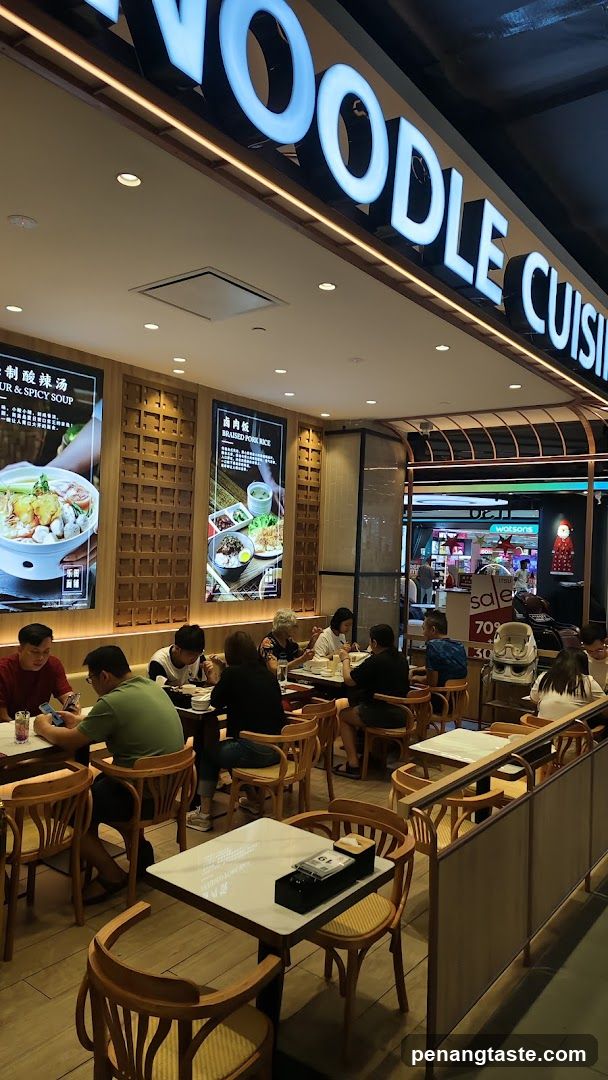 Noodle Cuisine Restaurant Interior