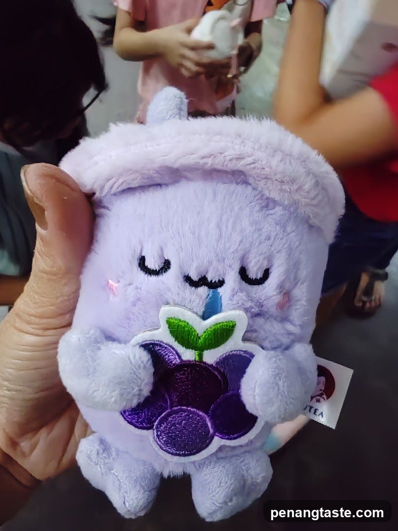 Purple Bubble Tea Plush Toy