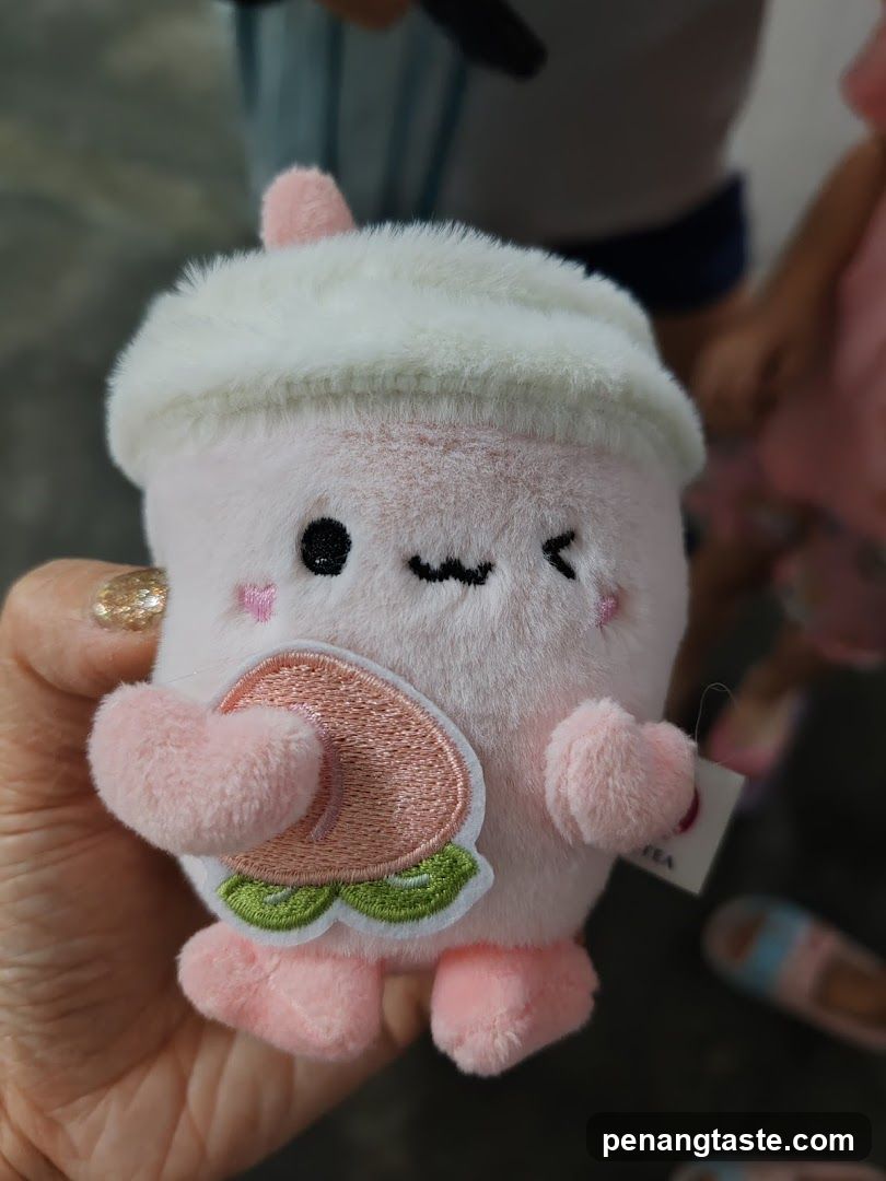Plush Toy Held in Hand