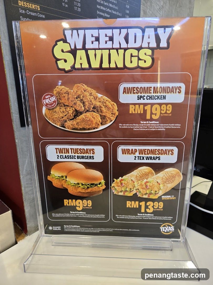 Weekday Savings Flyer