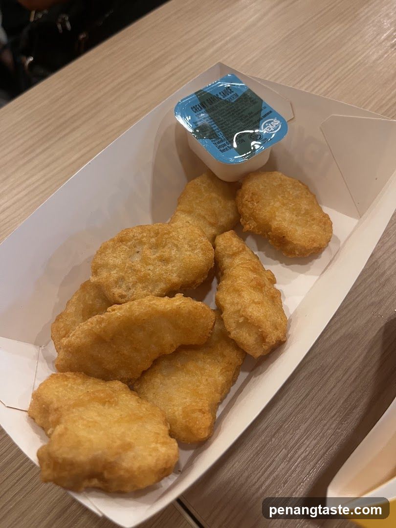Fried Chicken Nuggets with Dip