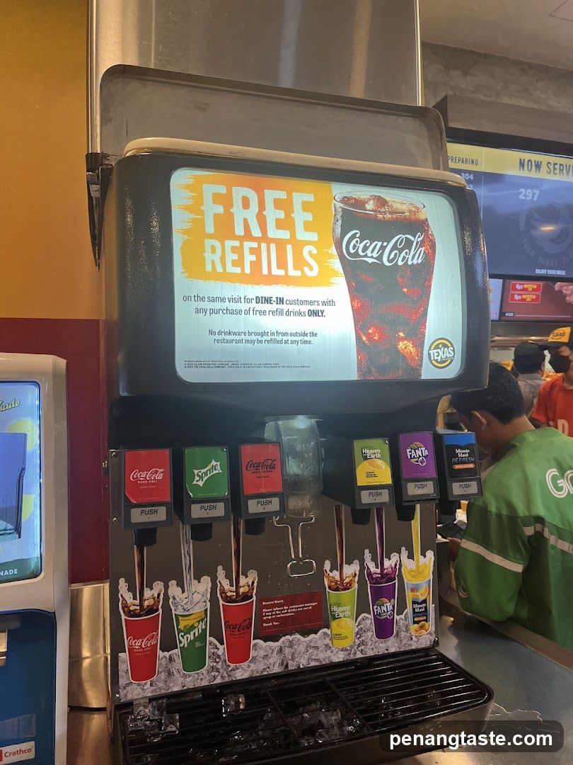 Coca-Cola Free Refills Signage