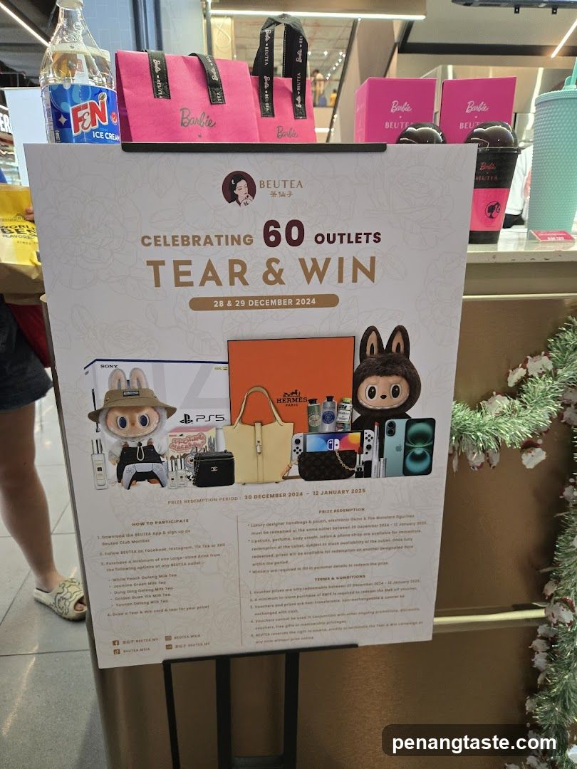 Beutea 60 Outlets Tear & Win Event