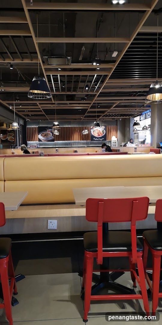 Restaurant Interior with Booth Seating