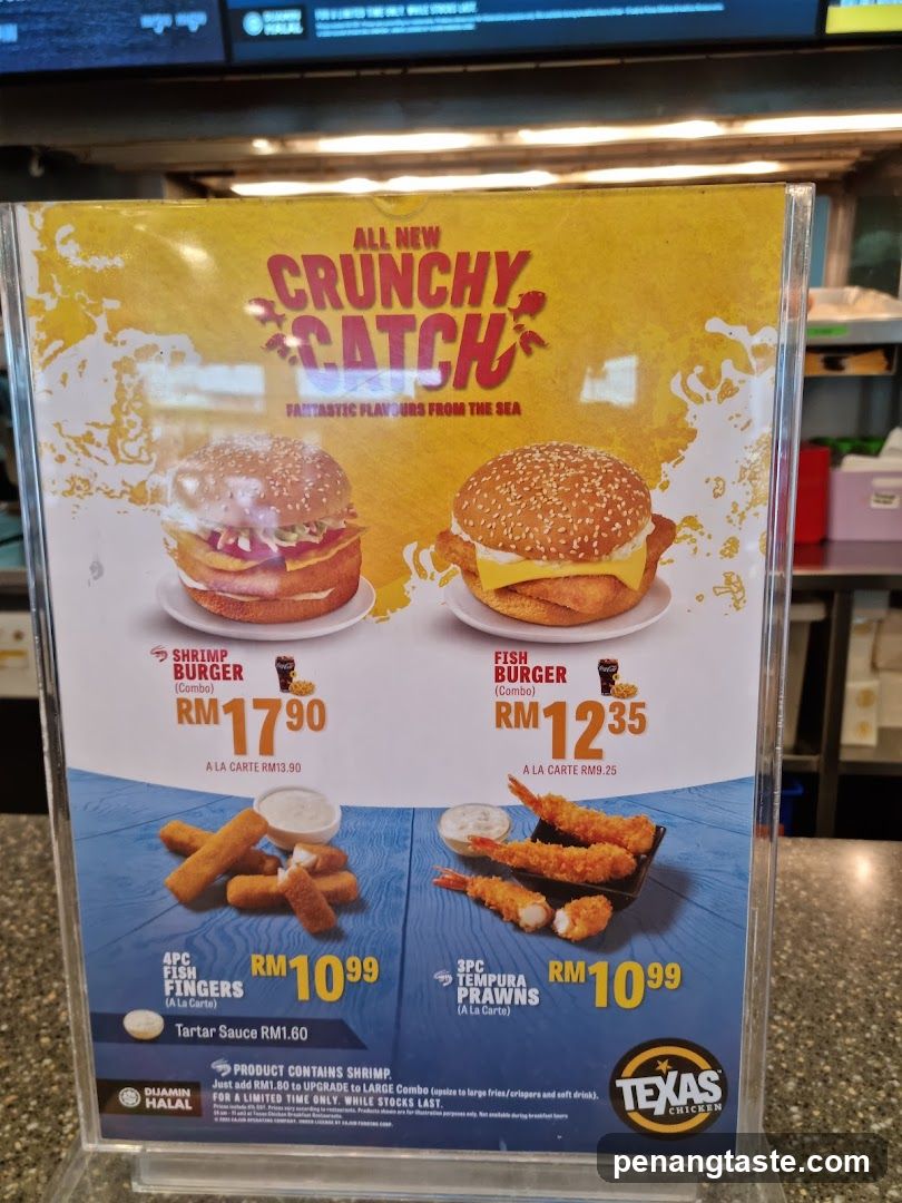 Crunchy Catch Menu Board