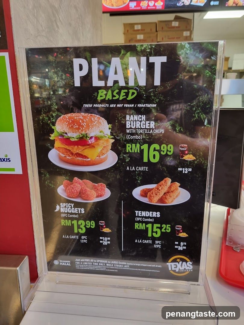 Plant Based Menu Board